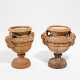 Italy. Pair of terra cotta vases with Satyr heads - фото 1
