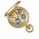 ARMY & NAVY COOPERATIVE SOCIETY LTD., 18K GOLD HALF HUNTER CASE KEYLESS LEVER TWO TRAIN MINUTE REPEATING GRANDE ET PETITE SONNERIE CLOCK WATCH - Foto 1