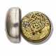 ABRAHAM PATTEY, SILVER AND FISHSKIN OPENFACE PAIR CASED SINGLE-HAND KEYWOUND VERGE WATCH WITH CALENDAR - Foto 1