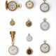 A GROUP OF TEN GOLD POCKET WATCHES - photo 1