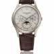 PATEK PHILIPPE. AN 18K WHITE GOLD AUTOMATIC PERPETUAL CALENDAR WRISTWATCH WITH MOON PHASES, 24 HOUR AND LEAP YEAR INDICATION - фото 1