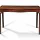 A GEORGE II MAHOGANY SERPENTINE SIDE TABLE - фото 1