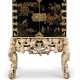 AN ANGLO-DUTCH BRASS-MOUNTED POLYCHROME-DECORATED, PARCEL-GILT AND BLACK-JAPANNED CABINET-ON-STAND - photo 1