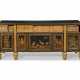 A REGENCY-STYLE LACQUER, JAPANNED AND GILTWOOD SIDE CABINET - photo 1