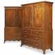 A PAIR OF GEORGE III MAHOGANY LINEN PRESSES - photo 1