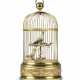 A FRENCH GILT-METAL SINGING BIRDCAGE AUTOMATON - photo 1