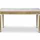 A GREY-PAINTED AND PARCEL-GILT CENTRE TABLE - фото 1