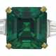 CARVIN FRENCH EMERALD AND DIAMOND RING - photo 1