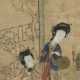 Im Stil von Gu Jianlong (1606 - nach 1684): Damen im Garten, Tusche und Farbe auf Seide - фото 1
