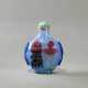 Feine Snuffbottle aus Pekingglas mit achtfarbigem Überfang von Weihrauchbrennern - photo 1