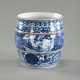 Unterglasurblau dekorierter Porzellan-Cachepot - Foto 1