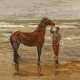 Max Liebermann. Junge mit Pferd am Strand - Foto 1