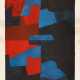 Serge Poliakoff. Composition rouge, bleu et noire - Foto 1