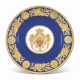 Imperial Porcelain Factory. A PORCELAIN PLATE FROM THE CORONATION SERVICE OF EMPEROR NICHOLAS I - photo 1
