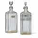 TWO GLASS VODKA DECANTERS - фото 1