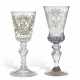 Imperial Glass Factory. TWO GLASS GOBLETS - фото 1
