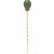 Fabergé. A JEWELLED AND NEPHRITE GOLD STICKPIN - фото 1