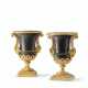 A PAIR OF FRENCH ORMOLU AND PATINATED BRONZE VASES - photo 1