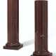 A PAIR OF FRENCH ROUGE GRIOTTE MARBLE PEDESTALS - photo 1