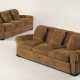 A PAIR OF THREE-SEAT SOFAS - photo 1