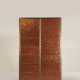 A MICA-VENEERED AND PATINATED BRONZE MEDIA CABINET - photo 1