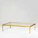 A GILT-BRONZE AND GLASS LOW TABLE - фото 1