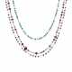 THREE DIAMOND, RUBY, SAPPHIRE AND EMERALD NECKLACES - photo 1