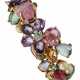 MULTI-GEM AND GOLD BRACELET - фото 1