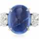 SAPPHIRE AND DIAMOND RING - photo 1