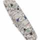 ART DECO DIAMOND AND MULTI-GEM BRACELET - Foto 1