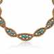 GOLD AND TURQUOISE NECKLACE - Foto 1