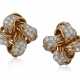 Tiffany & Co.. TIFFANY & CO. DIAMOND AND GOLD EARRINGS - photo 1