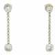 Cartier. CARTIER DIAMOND AND PLATINUM EARRINGS - photo 1