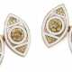 A pair of Fabergé jewelled gold and champlevé enamel cufflinks, workmaster Feodor Afanasiev, St Petersburg, circa 1890 - фото 1