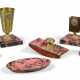 A gilt-metal and rhodonite desk set, late 19th century/early 20th century - photo 1