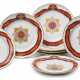 Eight porcelain plates from the service of the order of St Vladimir, Gardner Porcelain Manufactory, Verbilki, 1778-1780 - photo 1