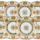 A set of eight porcelain plates from the service of Grand Duke Konstantin Nikolaevich, Imperial Porcelain Factory, St Petersburg, Period of Nicholas I, 1848-1852 - фото 1
