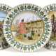 A set of three porcelain plates with fairy tale scenes, Kornilov Brothers Porcelain Factory, St Petersburg, 1903-1917 - photo 1
