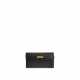 HERMÈS. A BLACK CHÈVRE LEATHER KELLY CLASSIC WALLET WITH GOLD HARDWARE - фото 1