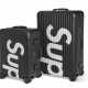 Rimowa X Supreme. A PAIR OF LIMITED EDITION BLACK ALUMINUM SUITCASES - photo 1