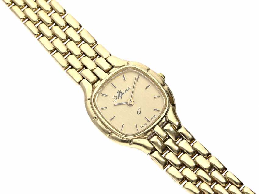 alpina gold watch