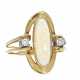 Ring: sehr dekorativer vintage Opal/Brillant-Goldschmiedering - Foto 1