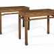 PAIRE DE TABLES EN BOIS DUR - фото 1