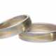 Ring: edle, äußerst hochwertige Trauringe aus Platin mit feinen Gold-Applikationen, NP 2.490€ - photo 1