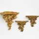 Pair of Small Consoles and a Larger Console Style Rococo - фото 1