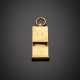Yellow gold pendant whistle with "CR" inscribed - Foto 1
