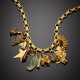 Yellow gold chain necklace with several 18K - photo 1