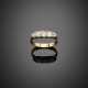 Old mine and rose cut diamond bi-colored gold ring in all ct. 0.60 circa - Foto 1