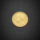 Yellow 22K gold reproduction of a Vittorio Emanuele III twenty Lire coin - photo 1