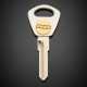 *Silver 925/1000 and metal key with yellow gold FIAT logo - photo 1